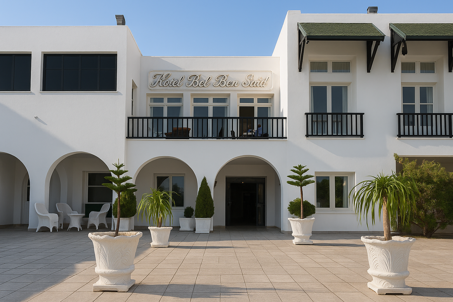 Façade de l'hôtel du congrès